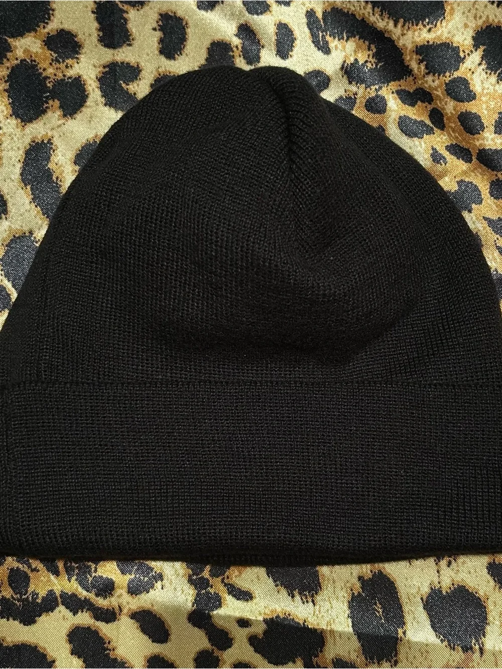 Adidas Originals Kids Black Logo Cuffed Knit Beanie Hat